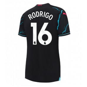 Manchester City Rodri Hernandez #16 Tredje Tröja Kvinnor 2023-24 Kortärmad